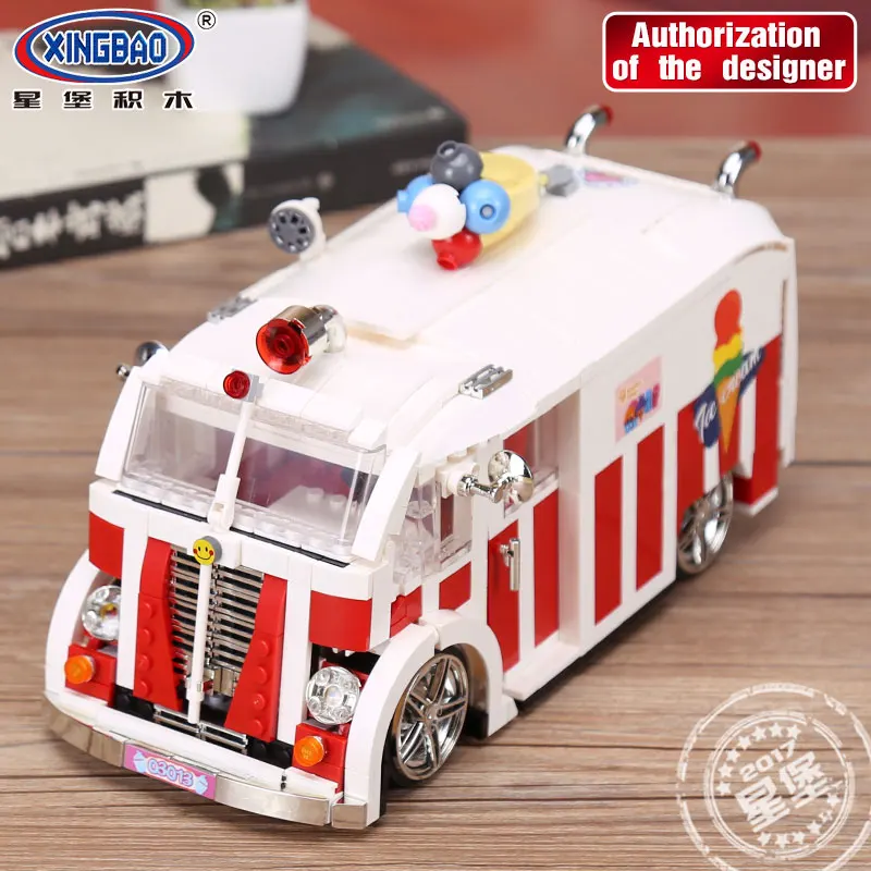 XINGBAO 08004 Compatib LegoSet Creator машина для мороженого строительные блоки кирпичи детские