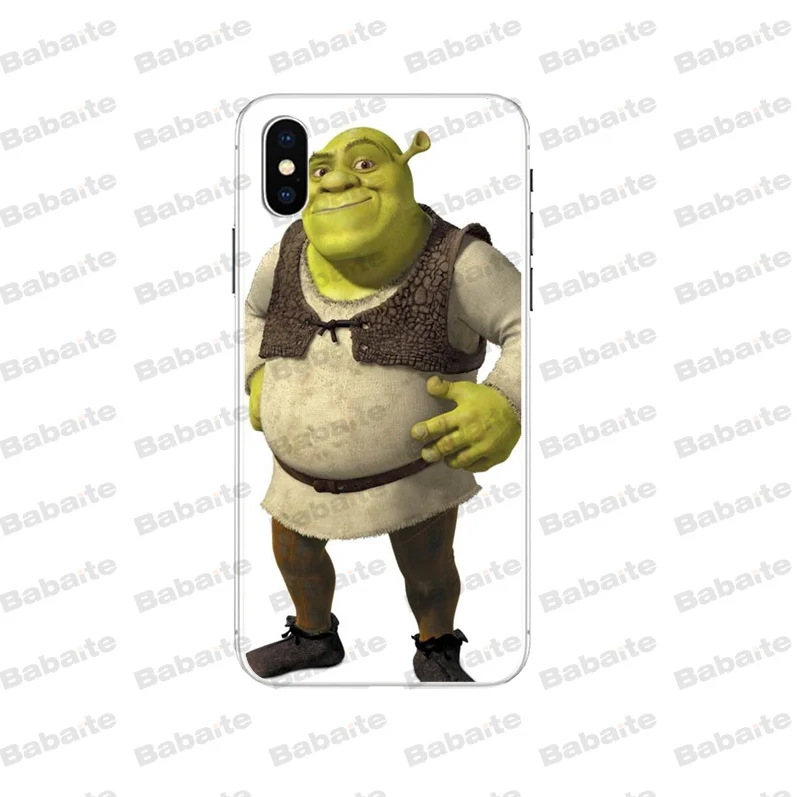 Babaite Green Shrek Popular Custom TPU Phone Cover for iPhone 8 8Plus 5 5S 6 6S 7 7plus X XS MAX XR