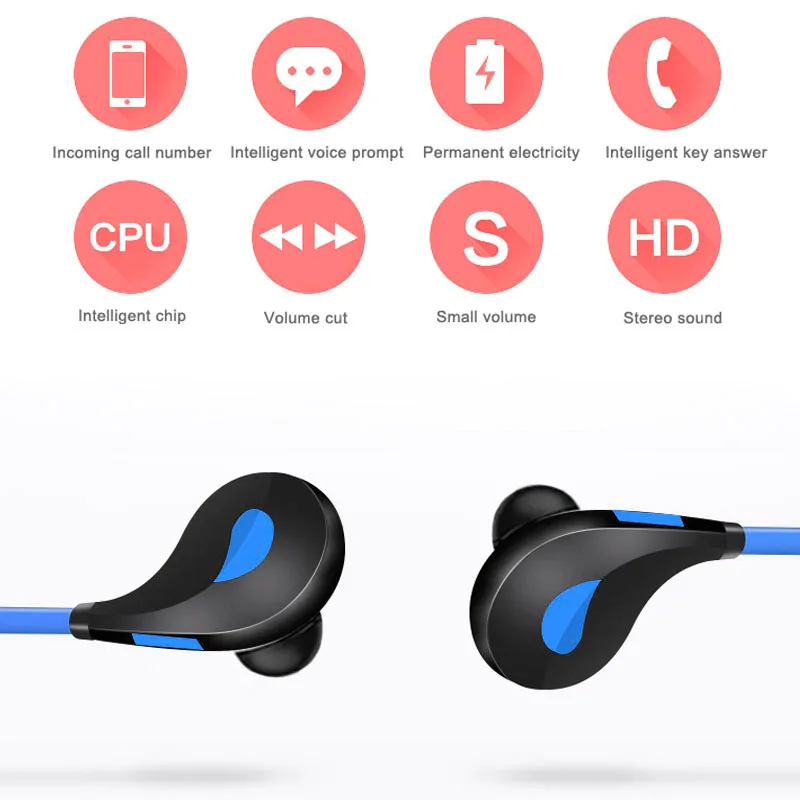 

Bluetooth 4.1 Headphones with Microphone Music Fashion Wireless Earphone for iPhone 7 Plus HUAWEI Mate 9 ND998