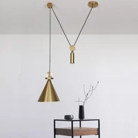 industrial pendant light gold pendant lamp lustre led modern pendant lamps led droplight living room decor home light fixture