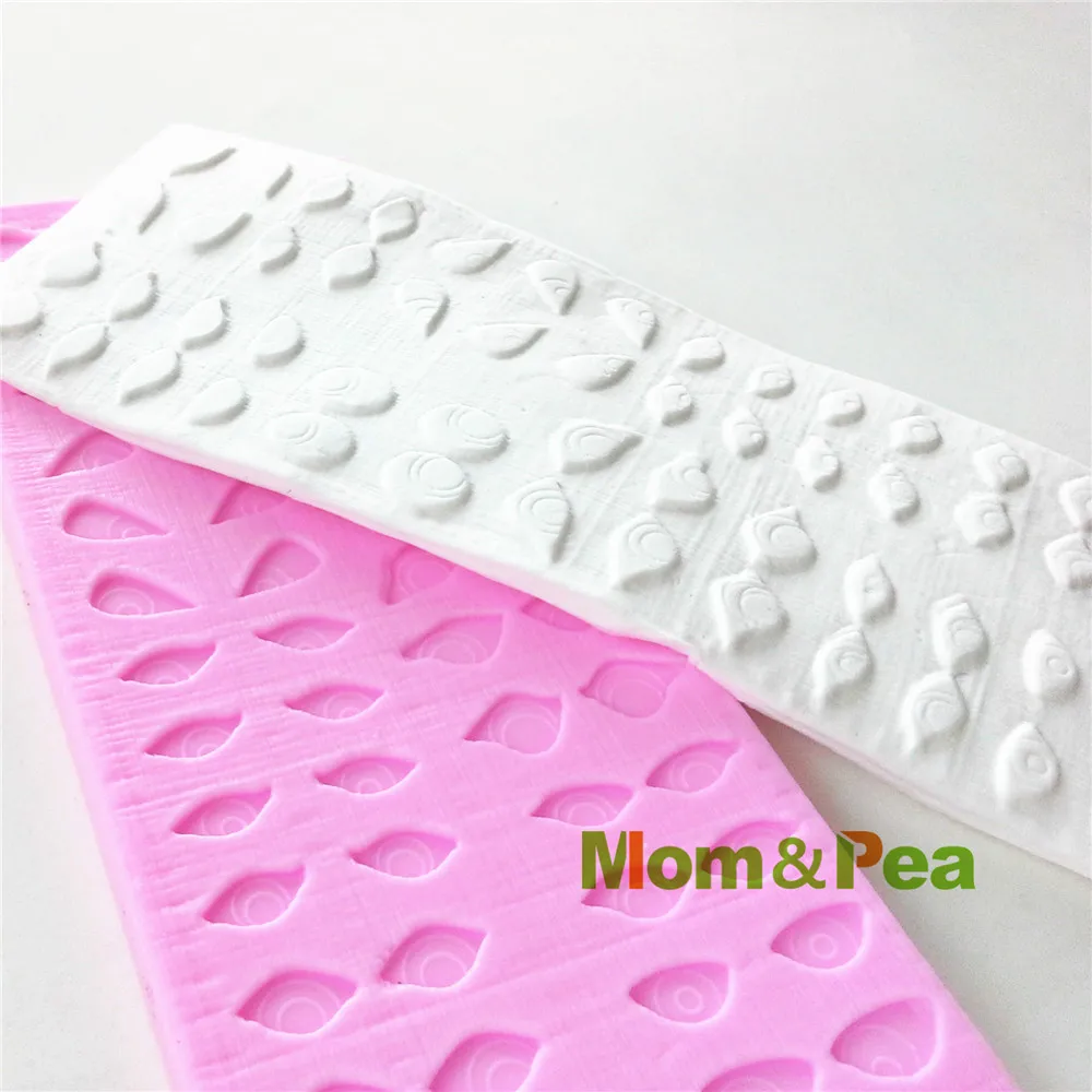 0522 Бесплатная доставка кружевная силиконовая форма Mom &amp Pea для глаз украшение