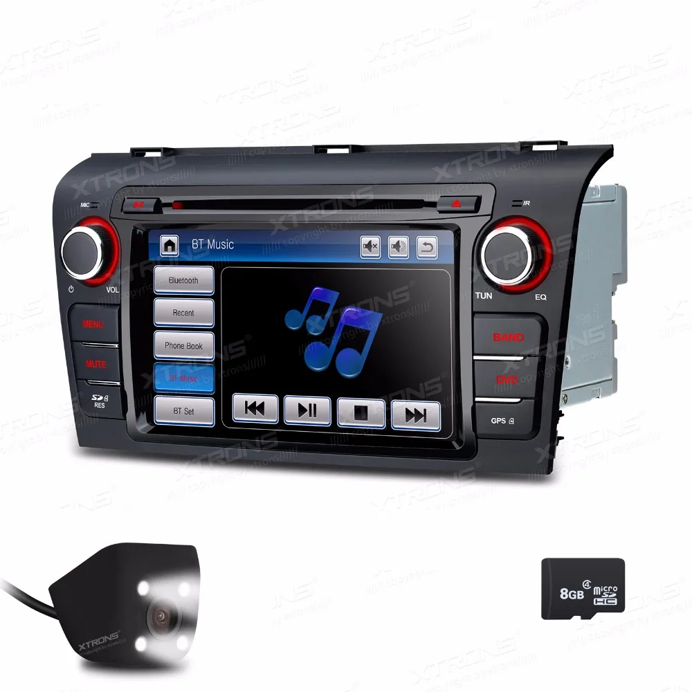 XTRONS 7 дюймовый HD цифровой Сенсорный экран dvd плеер gps Navigaton CANbus для Mazda 3 2004 2005 2006 2007
