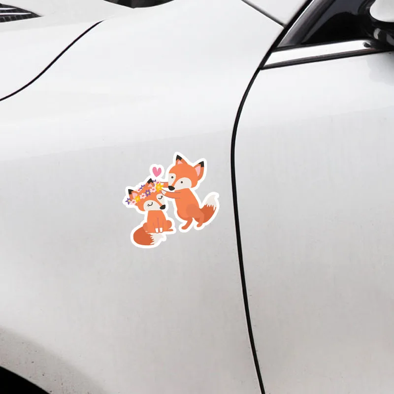 YJZT 14.5CM*14CM Beautiful Fantastic PVC Animal Nice Quality Car Sticker Decals 5-0938 | Автомобили и мотоциклы
