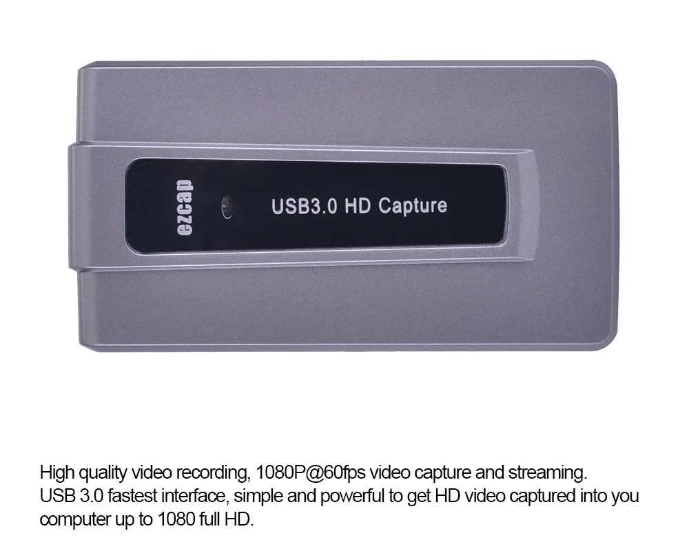 Ezcap 287 USB карта видеозахвата 1080P HD 3 0 адаптер для OBS Game PS3/4 потоковая трансляция в