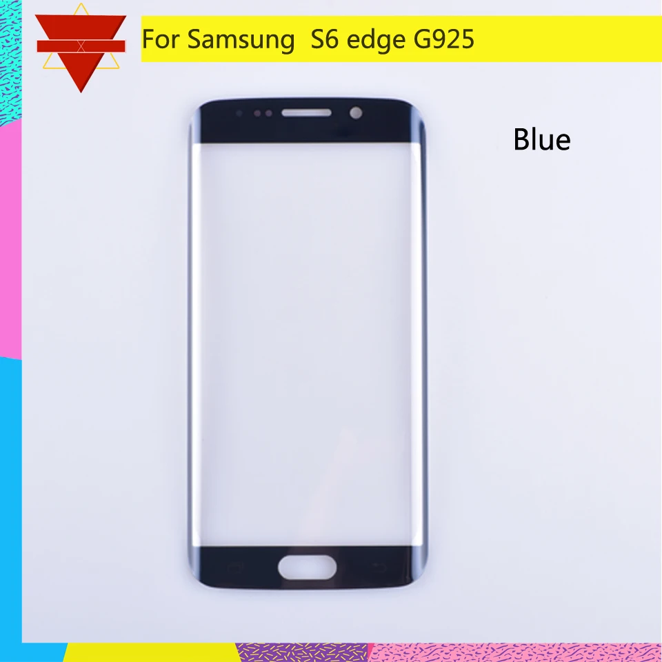 Для Samsung Galaxy S6 edge G925 SM G925V G925P G925F G9250 сенсорный экран передняя стеклянная панель