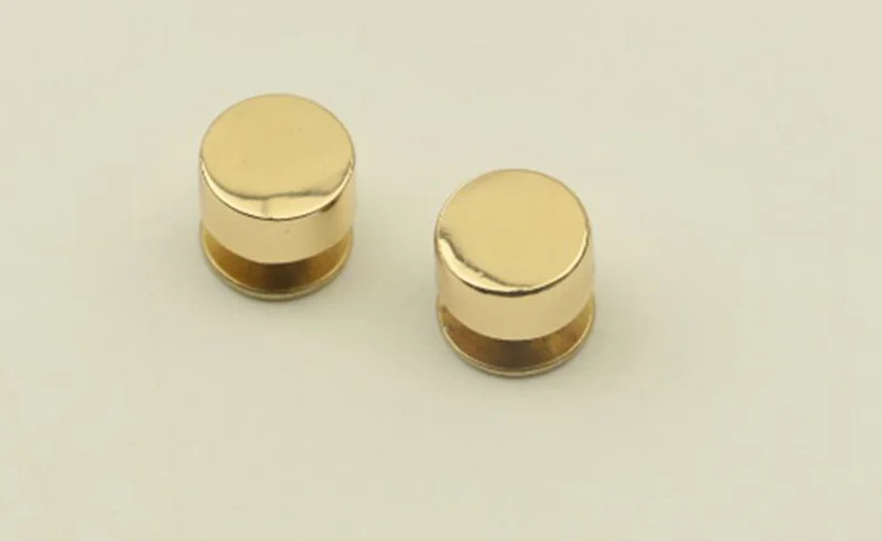Lightgold 10 комплектов, металлические заклепки, сумки, нижний винт для кожаных пуговиц, винт для обуви, сумки, одежда, оборудование, ремень для сумки, аксессуары для ног - Цвет: Lightgold