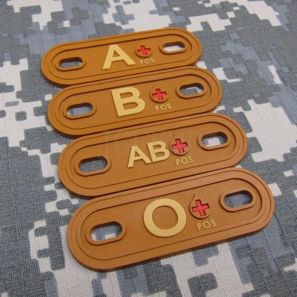 Тан обуви пряжки группа крови AB POS 3d-пвх патч карабин брелок PB281 | Дом и сад
