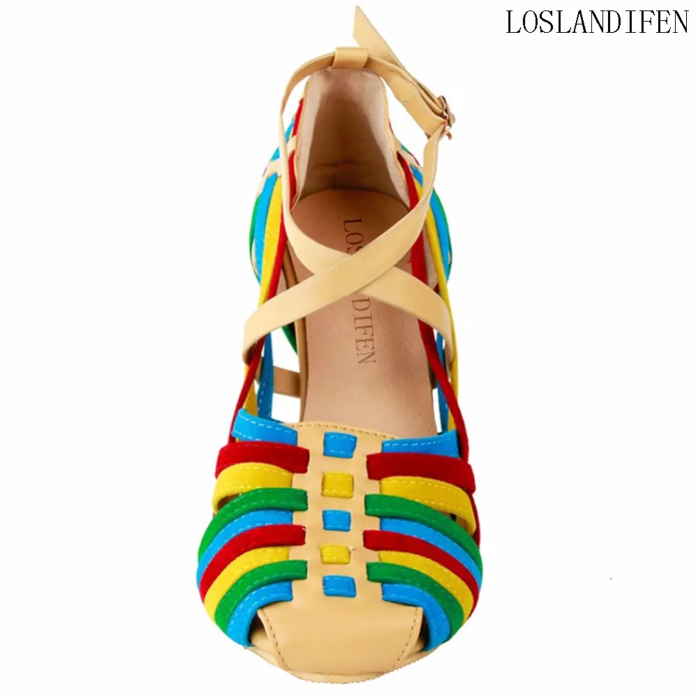 Новинка женские туфли-лодочки на высоком каблуке ручной работы Летние