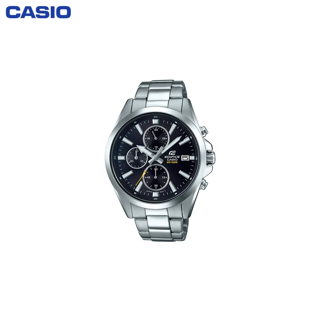 Наручные часы Casio EFV 560D 1A мужские с кварцевым хронографом на браслете|Мужские
