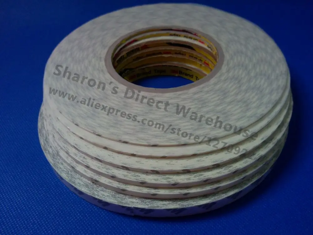 10x 5mm*50M 3M 9080 2 Sides Sticky Tape for LED Strip Electrics Control Panel LCD Display Nameplate Assemble Free Shipping