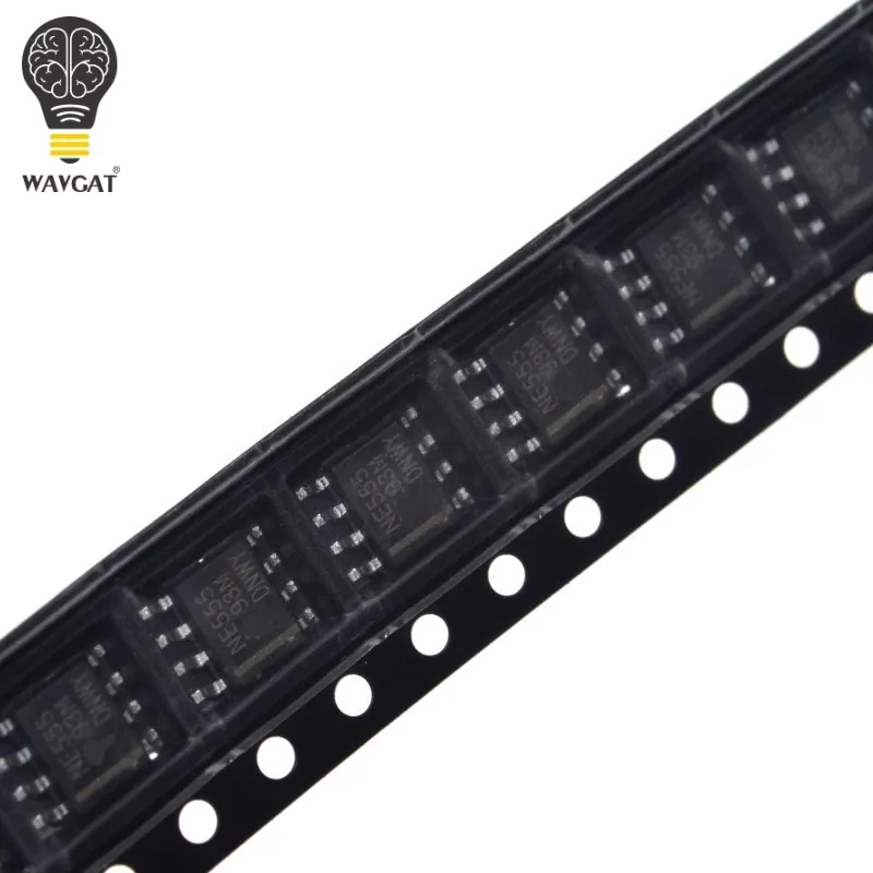 100 шт. NE555DR NE555 SOP-8 IC таймеры Новый Хорошее качество точный таймер | Электронные
