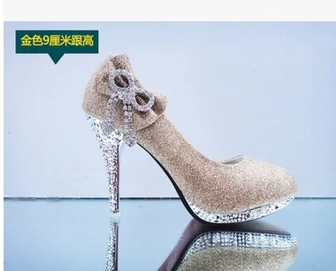 Женские ботинки 3 5 &quotПикантные круглый носок Стразы Цветы в западном стиле с