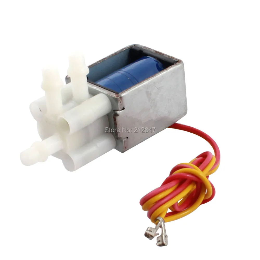 DC 12V 3 Way 4mm коннектор газовый магнит электромагнитный клапан|electromagnetic valve|electromagnetic