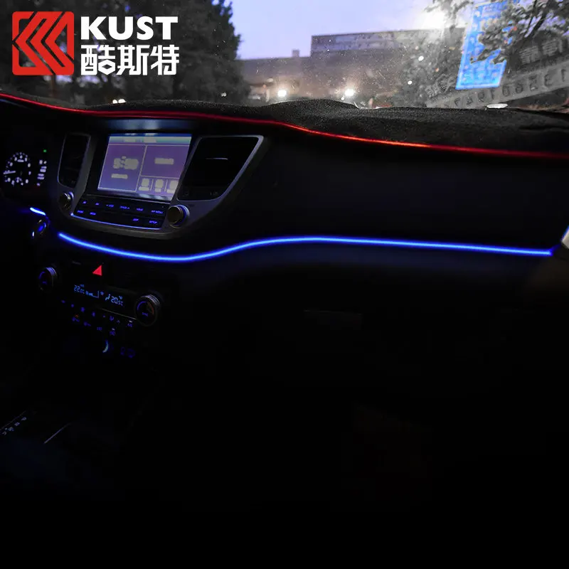 KUST 88CM Blue LED Atmosphere Car Interior Light Styling Decoration Dashboard Led DIY For Hyundai Tucson 2016 2017 | Автомобили и