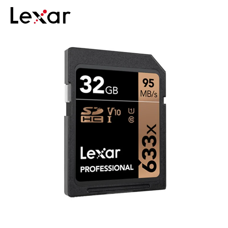 Оригинальный Lexar 633x32 Гб 64 класс 10 SDHC SDXC SD карта 128 ГБ 512 95 МБ/с./с профессиональная