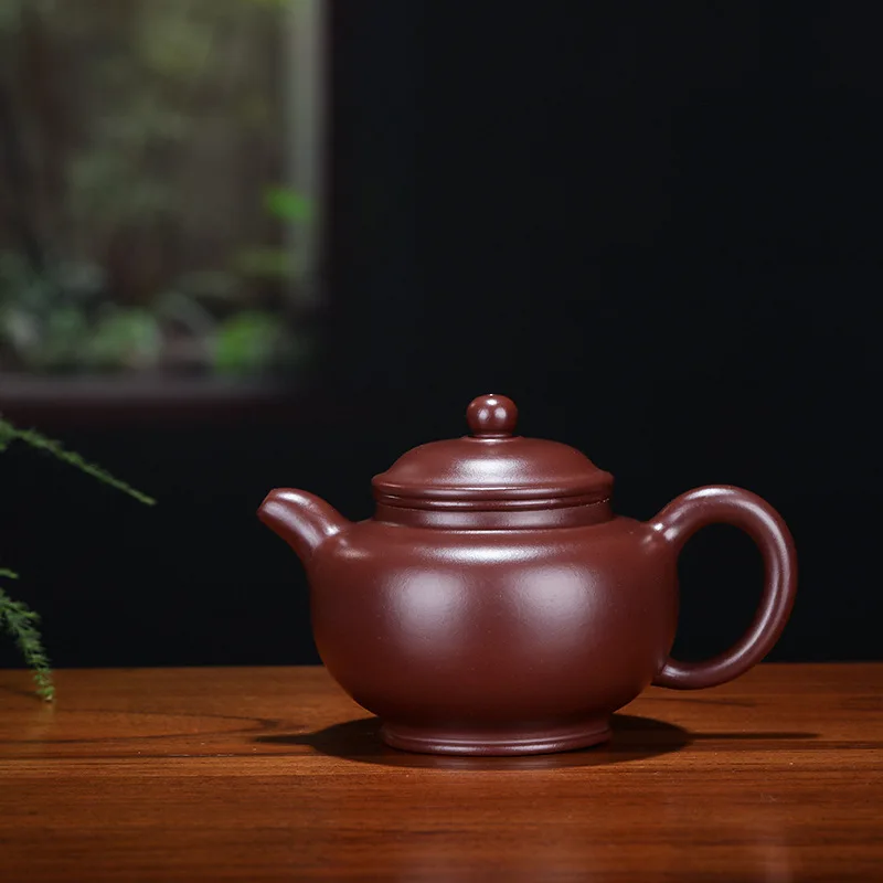 

yixing teapot undressed ore authentic product recommended a purple clay Duo zhu pot undertakes to wechat business agent