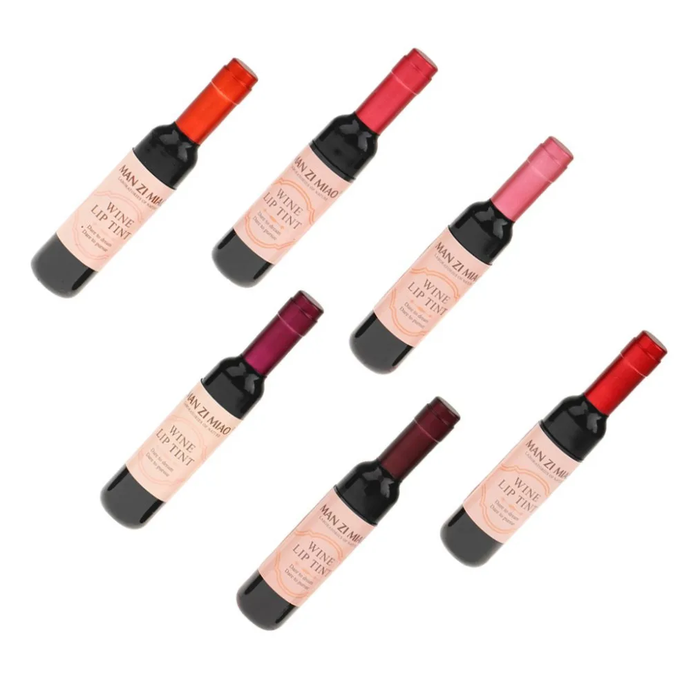 Винная жидкая губная помада для женщин Длительное Действие макияж блеск матовые