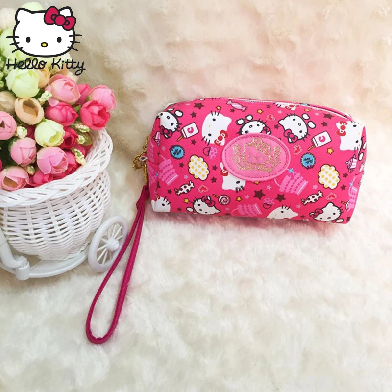 Hello Kitty милый мультяшный кошелек hellokitty косметическая сумка для путешествий