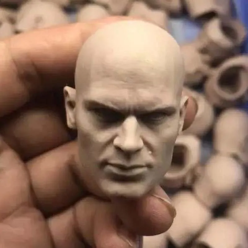 Масштаб 1/6 Hitman Codename 47 Неокрашенная голова лепка Обучение искусству