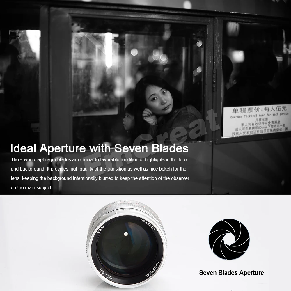 Фиксированный объектив для камер Leica M240 M2 M4 M4P M5 M6 M7 M8 M9 M9P M10 крепление 50 мм F1.1 м M Mount