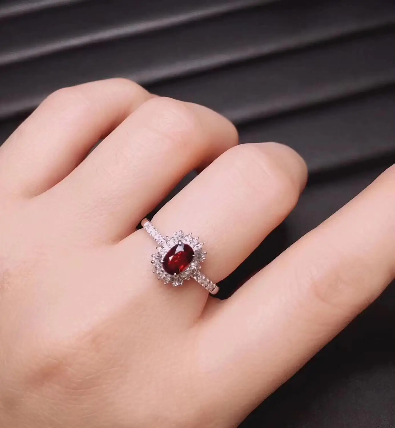 Ювелирные украшения чистый 18 K Белый Золотой настоящий натуральный голубь
