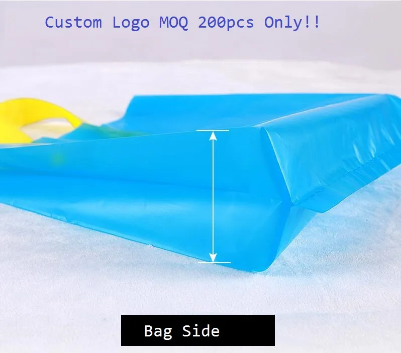 35*25 см красочные пластиковые сумки для покупок с ручками Подарочная сумка
