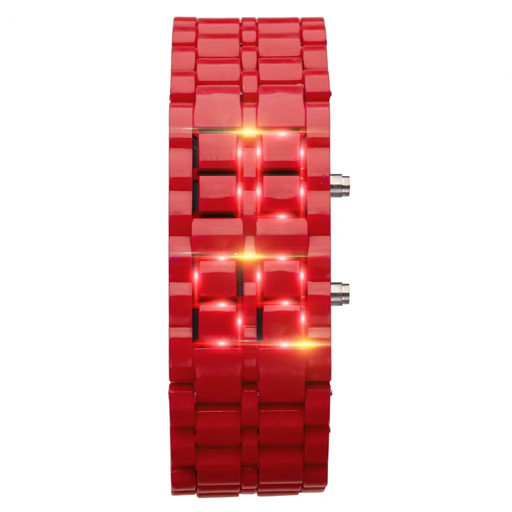 E Lava Style Мужские часы, мужские цифровые часы, светодиодный Спортивный Браслет, reloj hombre reloj de hombre relogio, цифровые браслеты, светодиодный - Цвет: E Lava Style