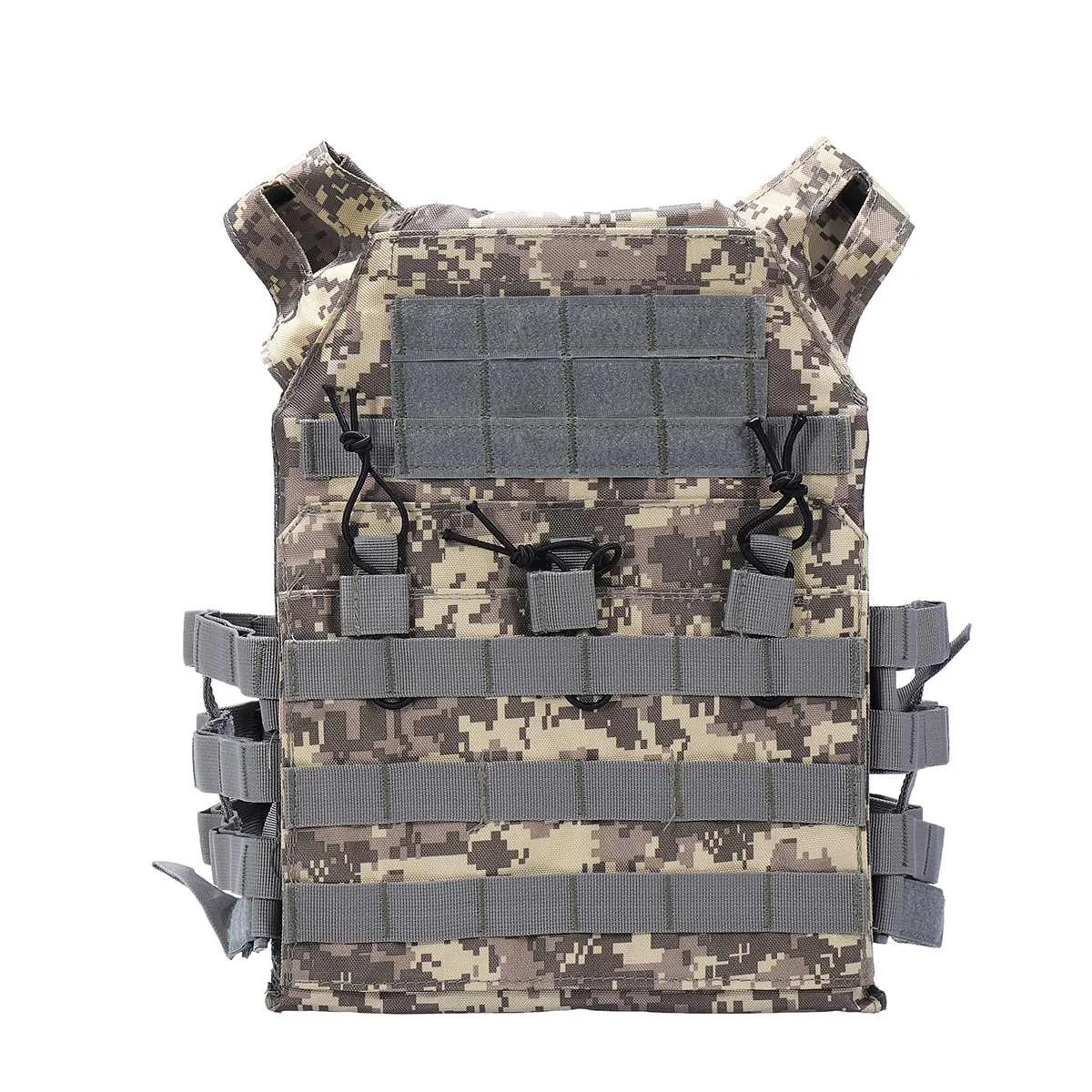 Камуфляжный жилет CS армия военный тактический жилет Wargame Body Molle на открытом воздухе оборудование 6 цветов 600D нейлон - Цвет: Jungle Digital