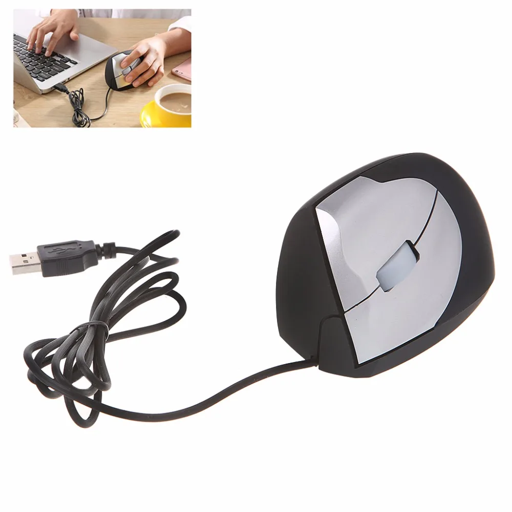 Беспроводная оптическая эргономичная Вертикальная мышь для левой руки |