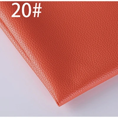 1 piese 50cmx137cm20 QUANFANG сплошной цвет искусственная кожа диван ткань из искусственной кожи искусственная тисненая кожа, искусственная кожа ткань для шитья, полметра - Цвет: 1 piese 50cmx137cm20