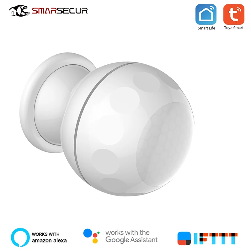 SMARSECUR Wi-Fi PIR датчик движения для домашнего офиса охранная сигнализация работает с Tuya Smart life