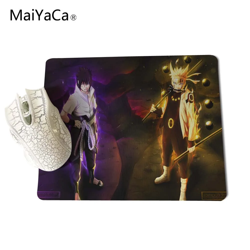 MaiYaCa Sasuke Uchiha-Naruto компьютерный коврик для мыши коврики для украшения рабочего стола Нескользящий Резиновый коврик не оверлок коврик для мыши