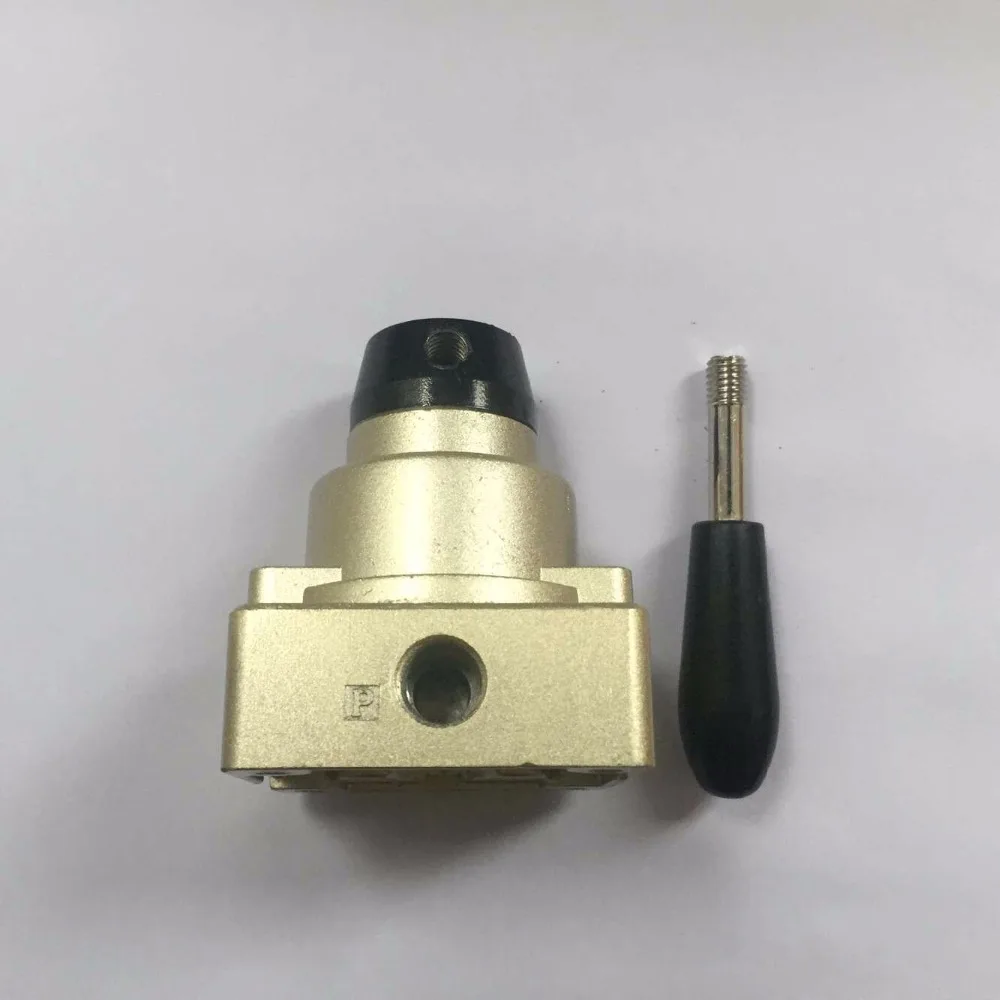 1 шт. 4 ходовой 3 позиционный пневматический клапан с ручным рычагом BSPT 1/4 дюйма