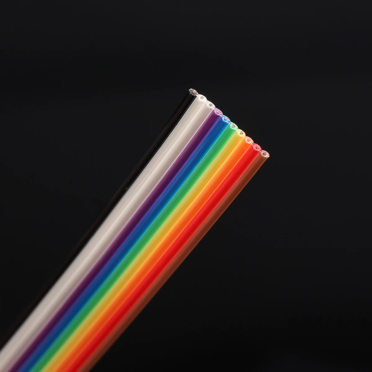 UEETEK 5 м 10 Pin Радужная Плоская Лента IDC провод кабель для цифровой продукции ПК обнаружения инструменты