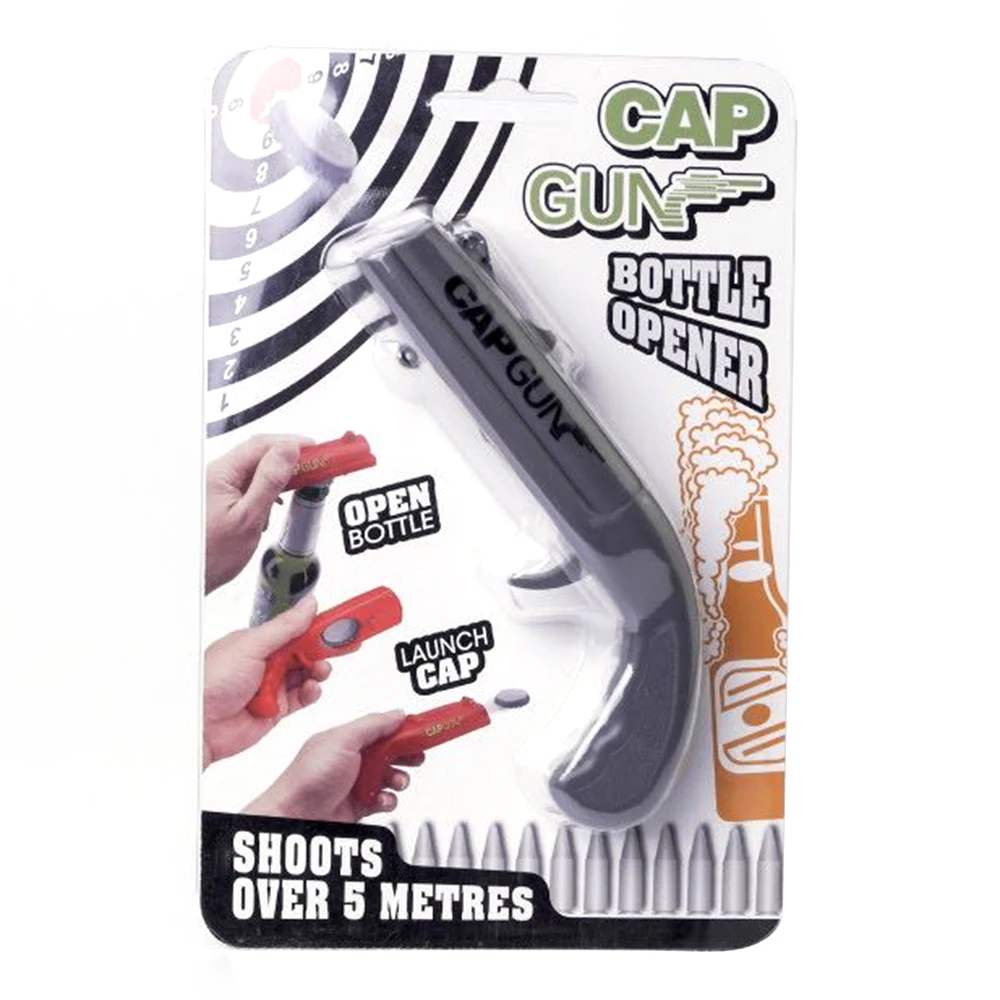 Пистолет Форма Кепки для бутылок творческий Портативный открывалка пива
