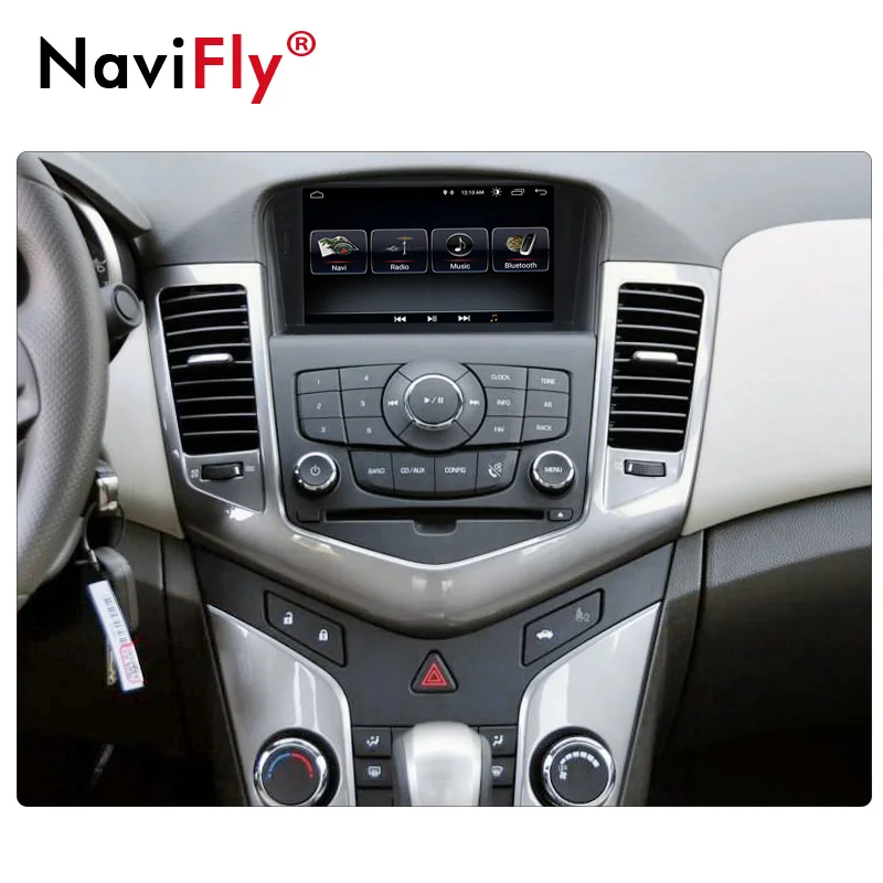 Автомобильный dvd радио плеер NaviFly Android 8 1 для Chevrolet Cruze 2008 2009 2010 2011 2012 автомобильный
