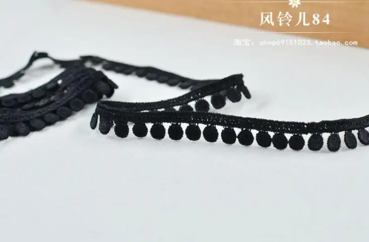 5 метров черно серая кружевная отделка из полиэстера вышивка сделай сам