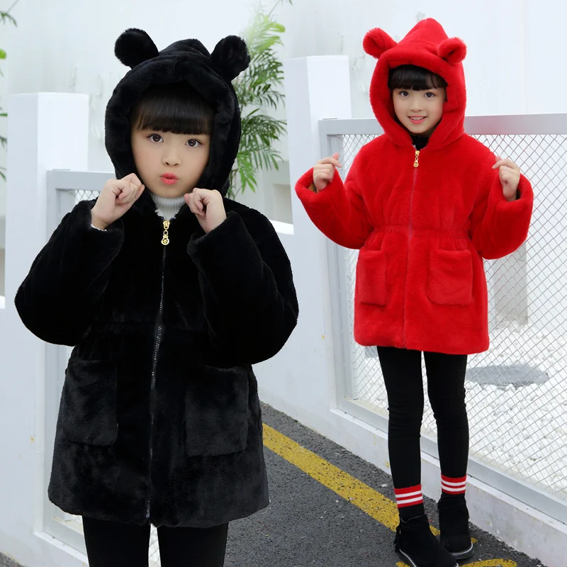 Зимнее пальто для девочек от 3 до 9 лет зимние детские парки Лидер продаж