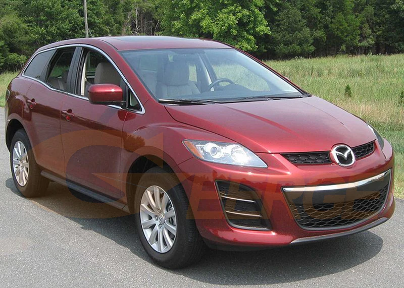 Для Mazda cx 7 CX-7 2006 2007 2008 2009 2010 2011 2012 отличное ультра-яркая подсветка с холодным катодом(CCFL) Ангельские глазки комплект Halo Кольцо