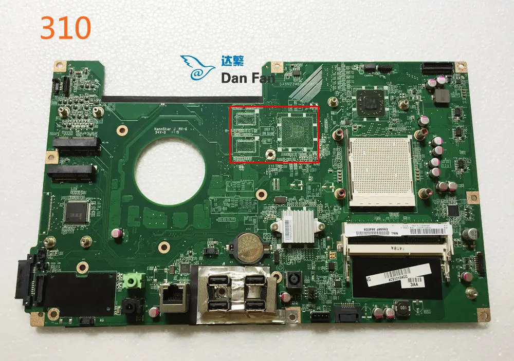 618639-001 618639-002 для hp TouchSmart 310 материнская плата AIO DA0NZ2MB6F0 материнская плата протестирована полностью