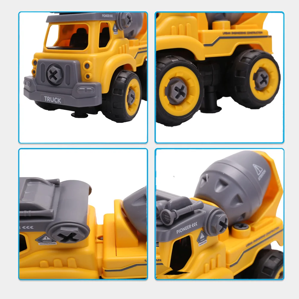 DIY Строительные машинки для мальчиков разборка Строительная игрушка сборная