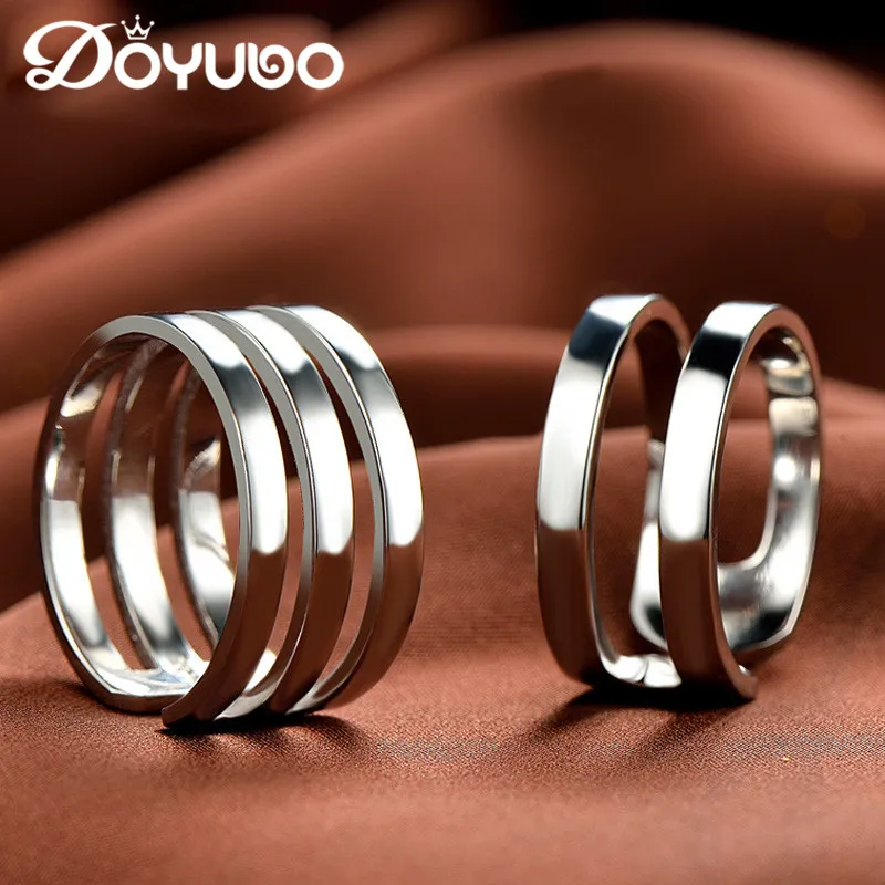 LIAMTING романтические парные кольца из чистого серебра для женщин и мужчин новинка