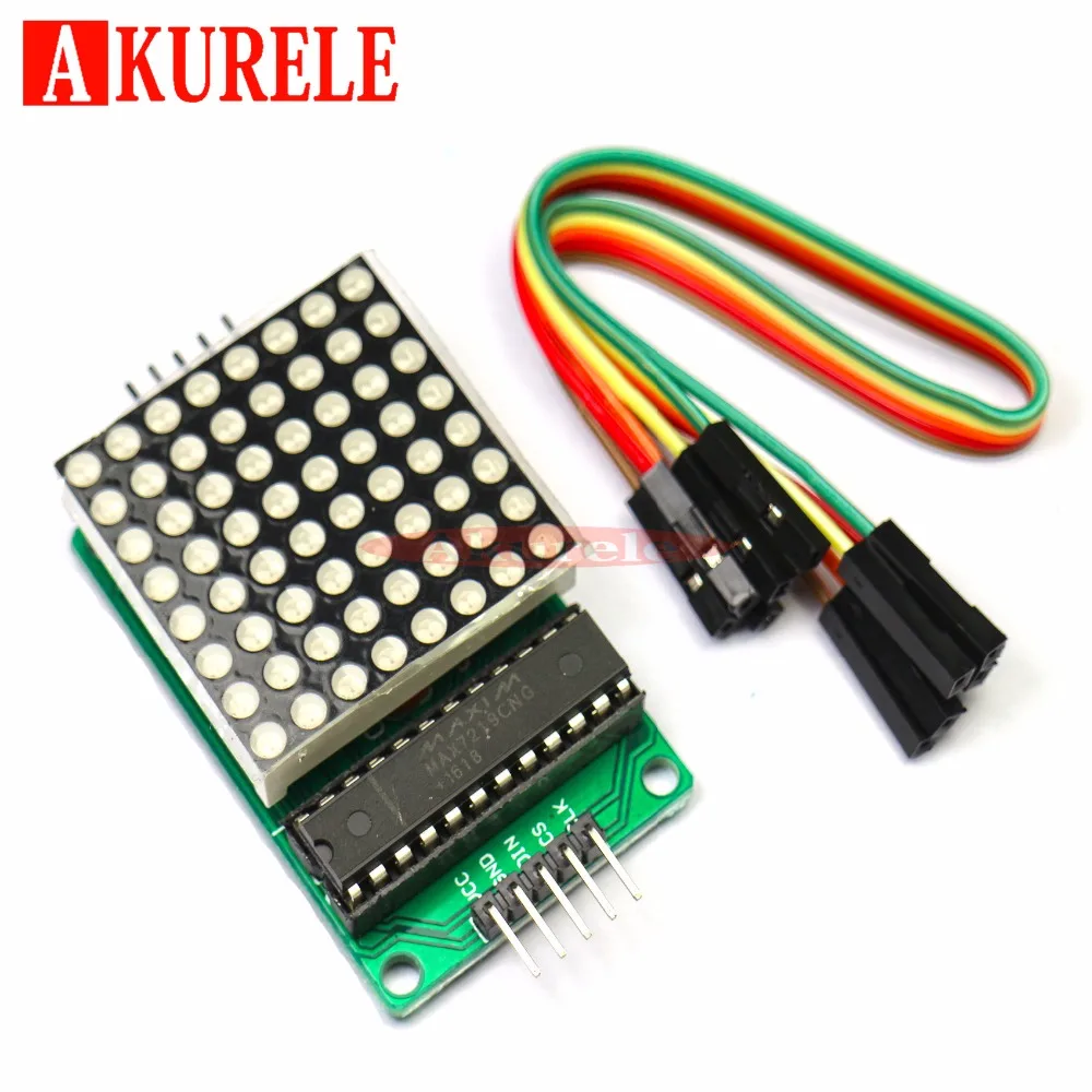 Модуль светодиодной матрицы max7218 10 шт. плата модуля управления светодиодным