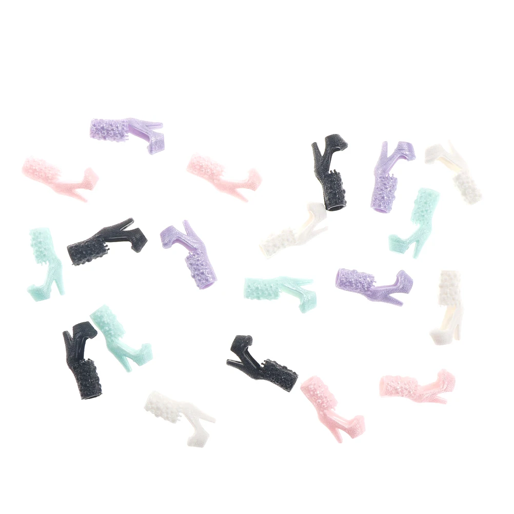 Модные Разноцветные аксессуары для кукол 10 парт обувь на каблуке сандалии