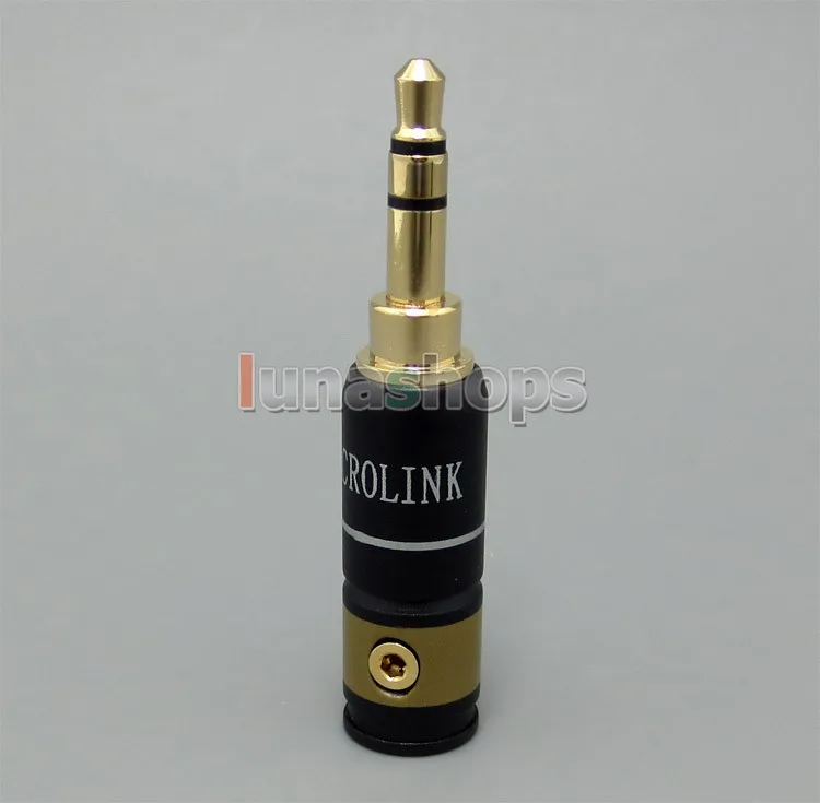 LN005024 S Размер Acrolink FP-25 3,5 мм золото/родий покрытие ручная работа баррель разъем адаптера