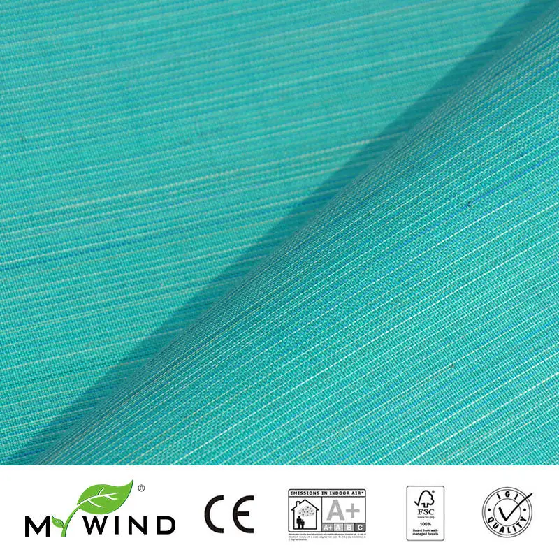 Обои для рабочего стола MY WIND green blue ABACA Grasscloth роскошные обои из натурального