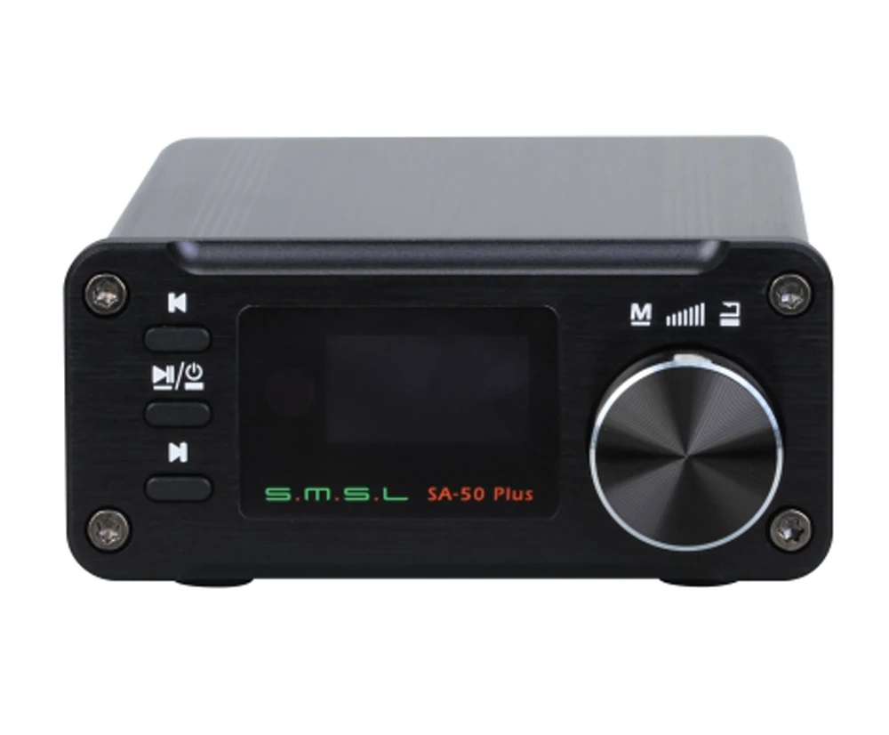 SMSL SA-50 Plus HiFi 50 Вт AUX оптический USB диск портативный усилитель мощности цифровой усилитель