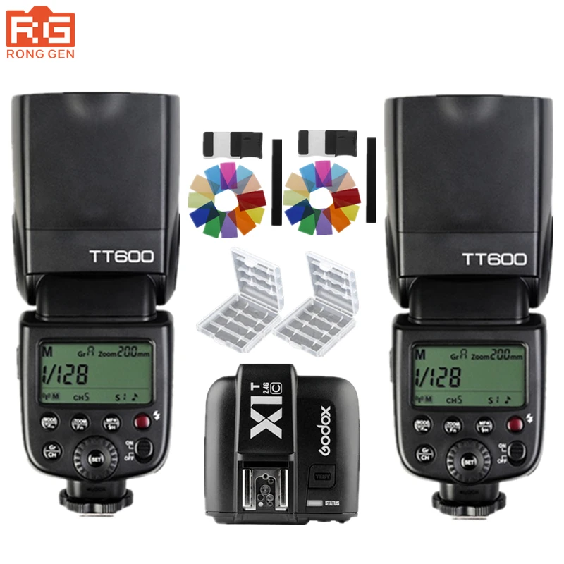Беспроводная вспышка Godox TT600 2 4g скоростная lite с трансмиттером для Canon Nikon Sony