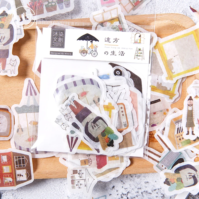 40 шт веб-текст серии фотоальбом Васи бумажный стикер скрапбук Стикеры для