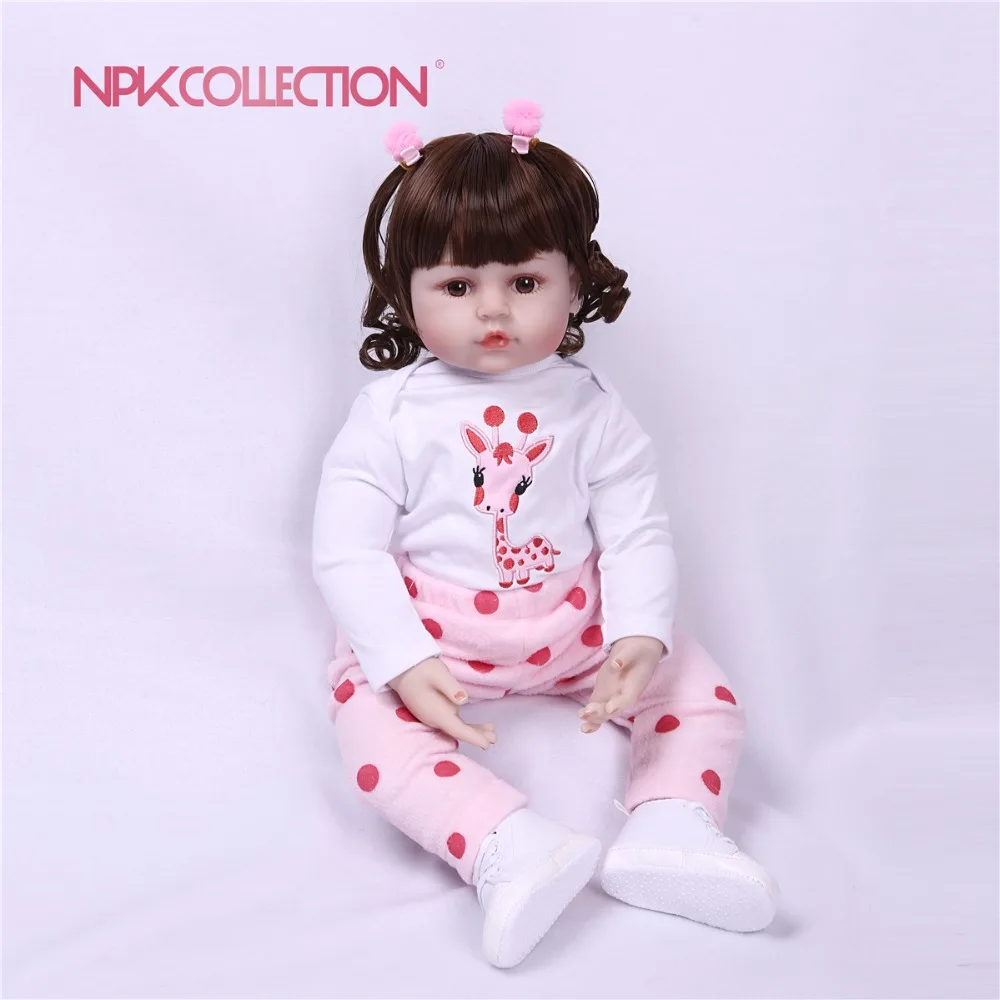 Giraff bebes Reborn 60/48 см обе руки Открыть Мягкая тела силиконовый виниловых кукол Reborn Baby Doll малышей Реалистичного кукла-реборн для малышей